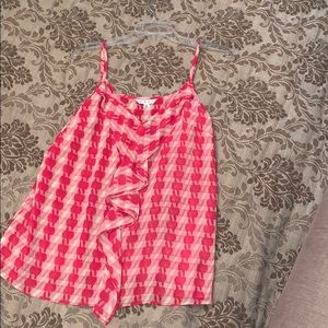 Hot pink CAbi spaghetti strap tank top